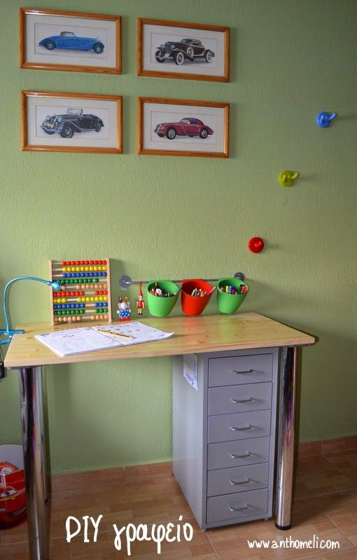 Πως να φτιάξετε μόνοι σας ένα γραφείο για το παιδικό δωμάτιο 1