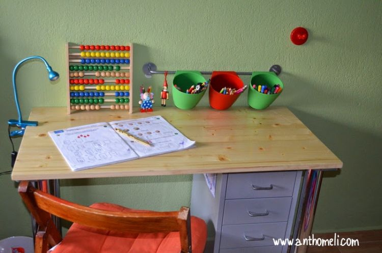 Πως να φτιάξετε μόνοι σας ένα γραφείο για το παιδικό δωμάτιο 5