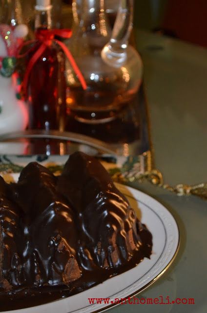 Προτάσεις για το χριστουγεννιάτικο μενού από το  Ανθομέλι, κέικ με κάστανο και σοκολάτα