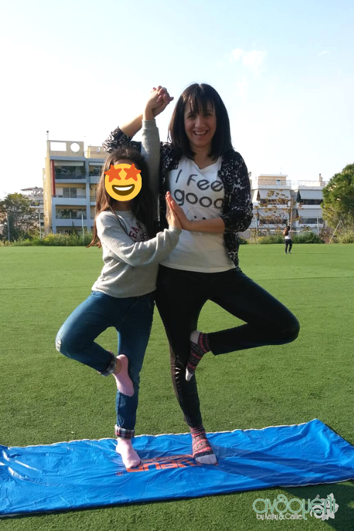 Διασκεδάζοντας με τα παιδιά με yoga challenge 19