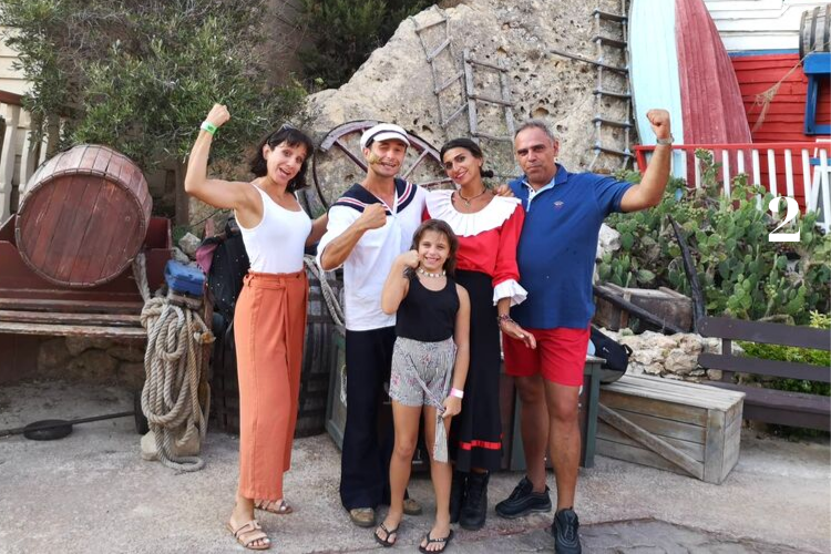 Οικογενειακή εκδρομή στο Popeye Village στη Μάλτα 7