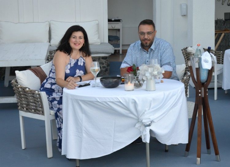 Alali restaurant, santorini, greece