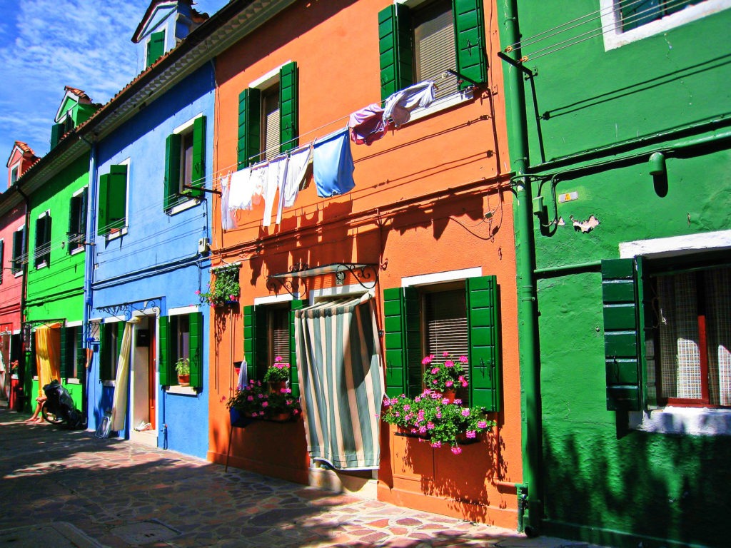 Μουράνο και Μπουράνο στη λιμνοθάλασσα της Βενετίας.
