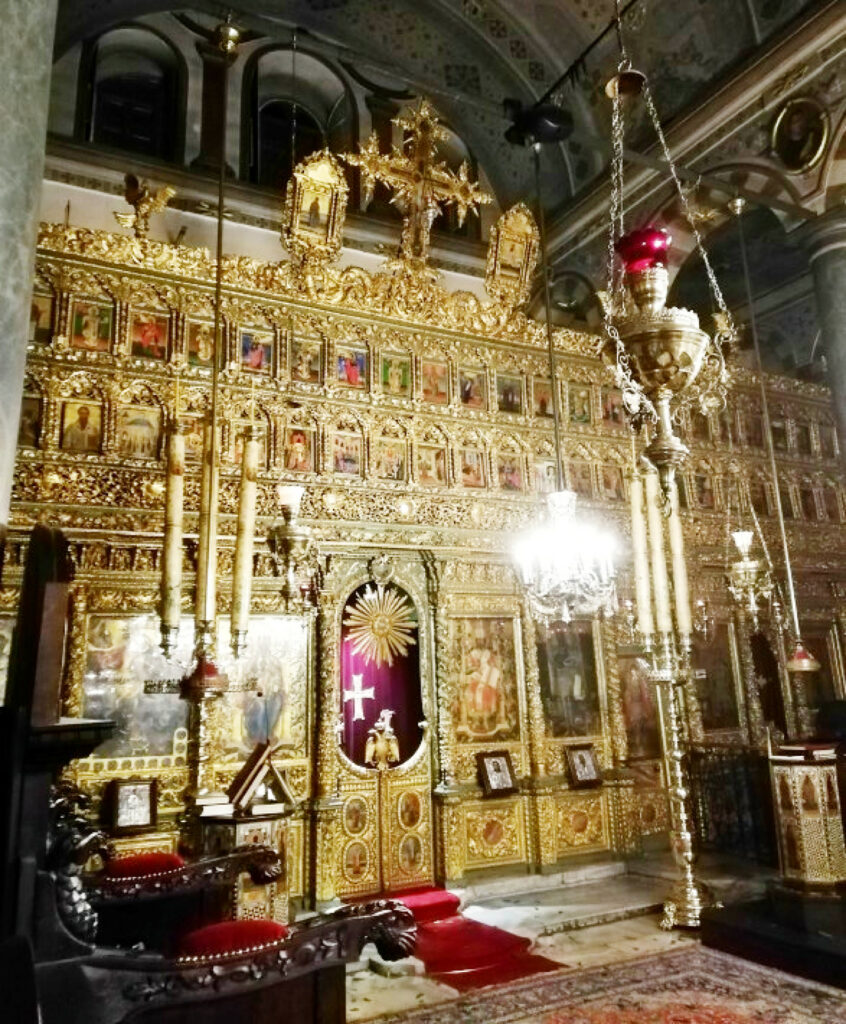Ταξίδι στην Κωνσταντινούπολη και ανάσταση στο Πατριαρχείο. Τέμπλο Αγίου Γεωργίου 