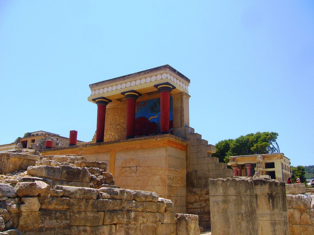Το παλάτι της Κνωσσού στην Κρήτη, knossos, crete, palace of knossos