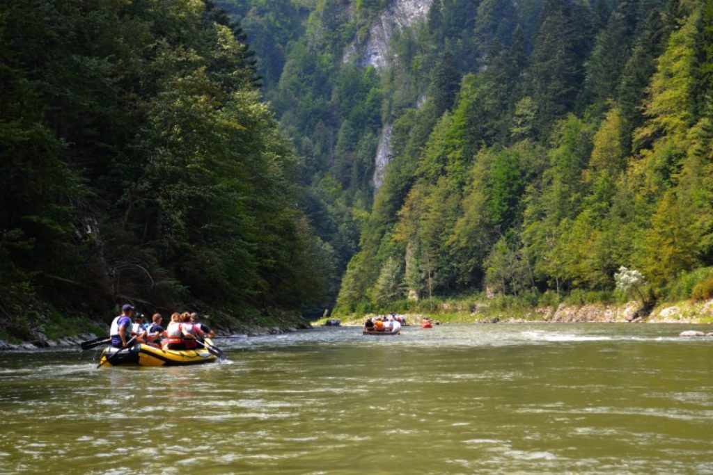 Σλοβακία, Rafting στον ποταμό Dunajec