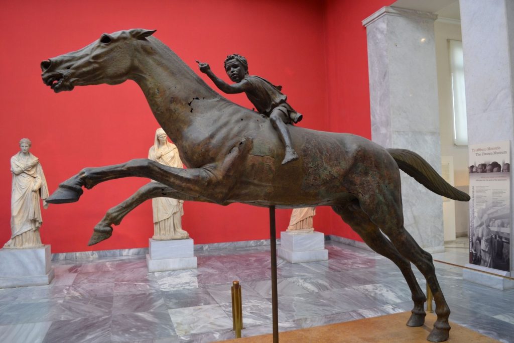 Επίσκεψη στο εθνικό αρχαιολογικό μουσείο Αθηνών, μικρός ιππέας