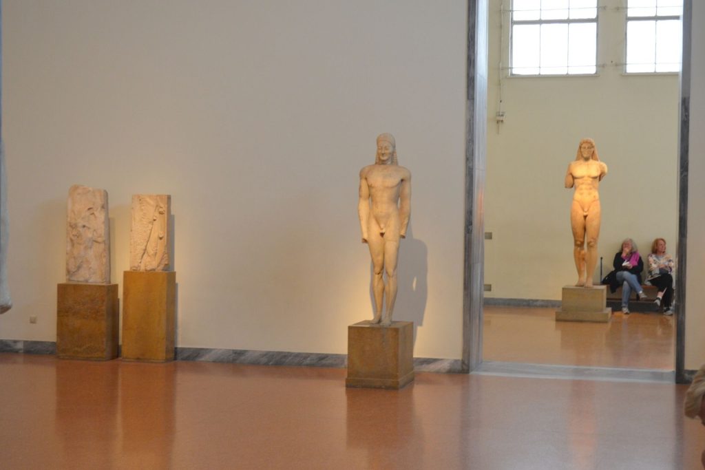 Επίσκεψη στο εθνικό αρχαιολογικό μουσείο Αθηνών, κούροι